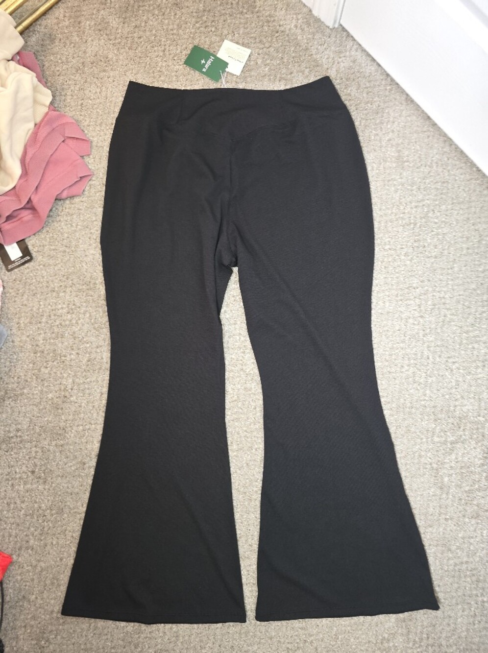 HALARA Black Bootcut Flare Pants Size 3x